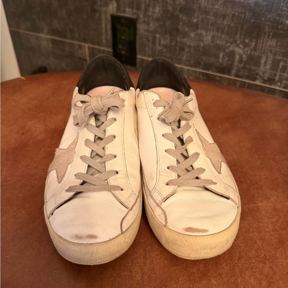 Golden Goose Women’s Superstar Sneakers with Black Heel Tab & Gray Suede - US 9 - Picture 12 of 16
